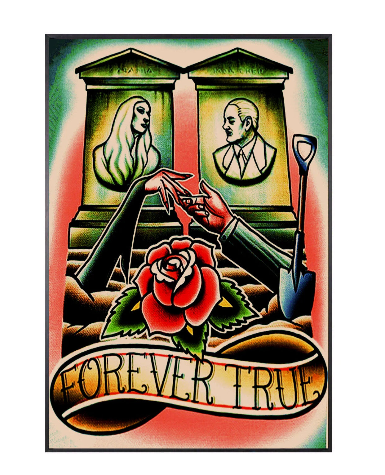 "forever true" tattoo poster