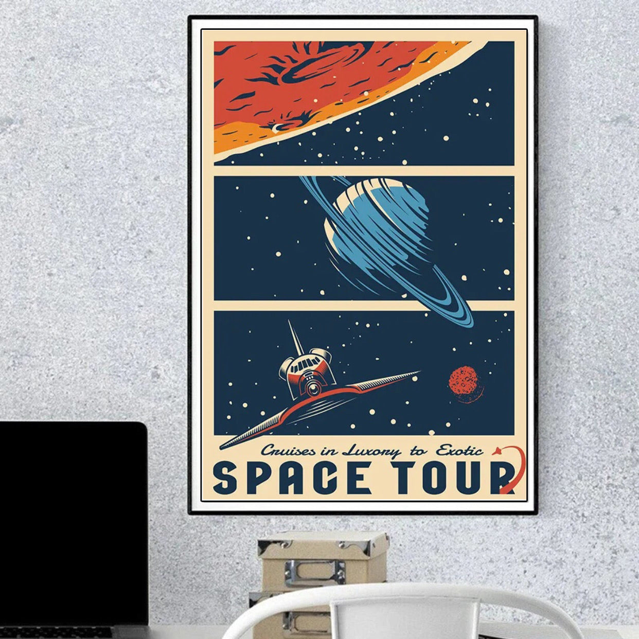 "space tour " space poster