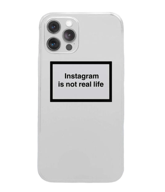 " instagram is not real life" case