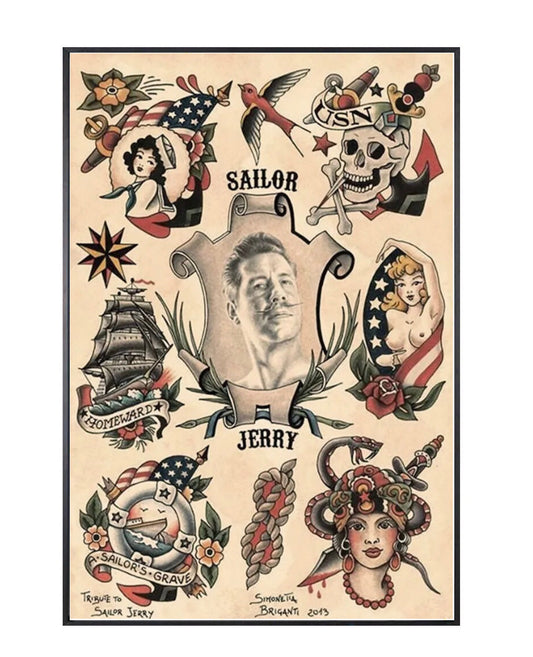 old school tattoo poster