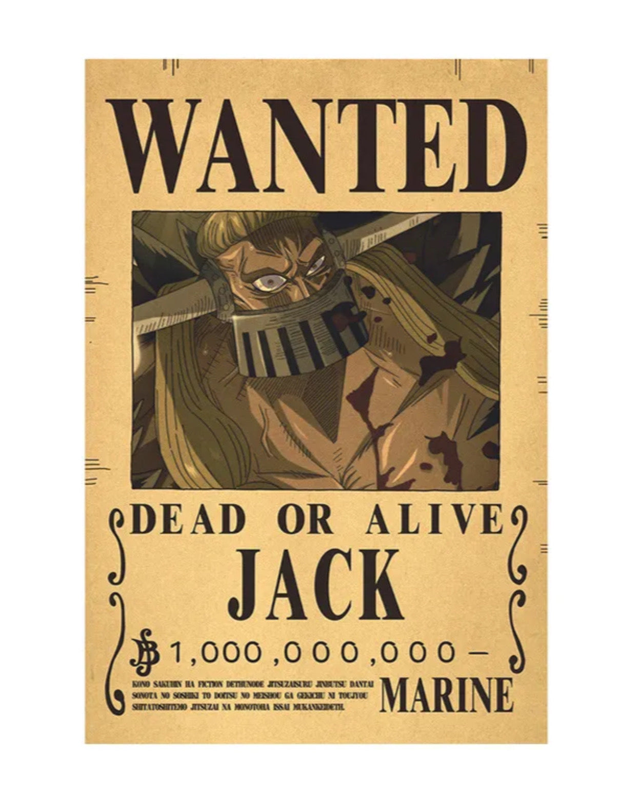 wanted jack poster