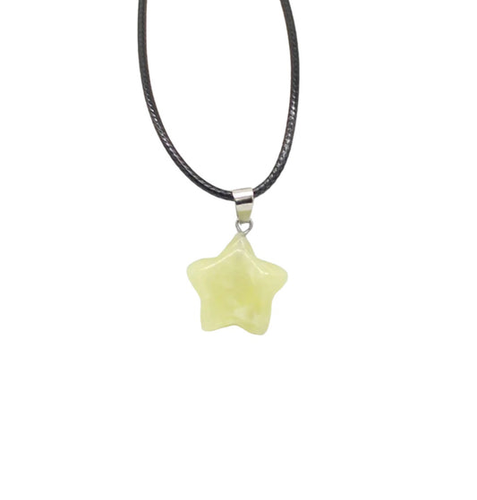 yellow star pendant