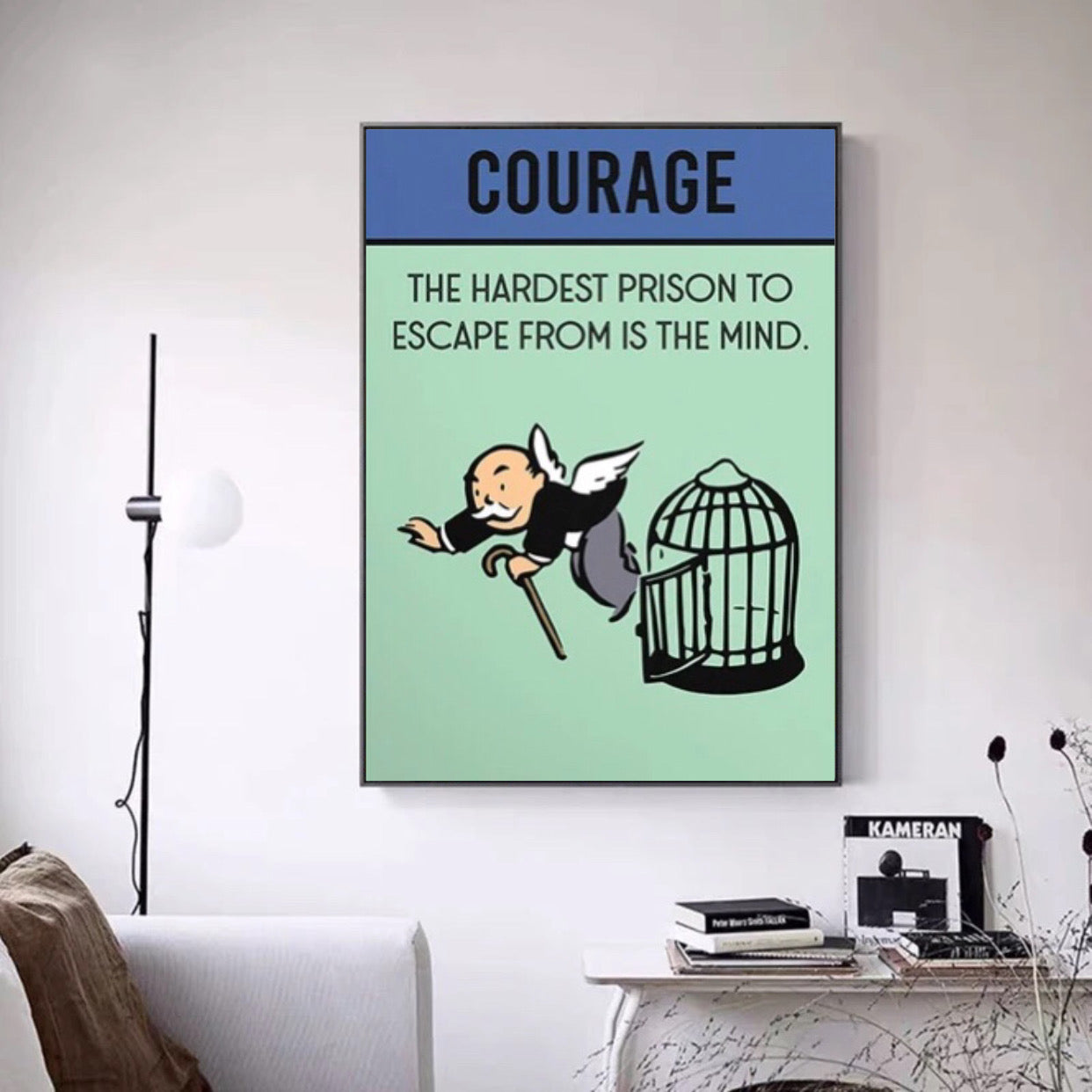 "courage" money poster