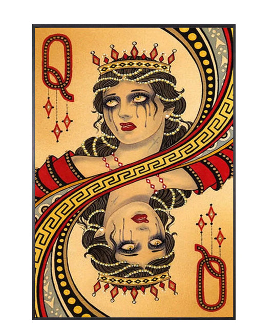 "queen" tattoo poster