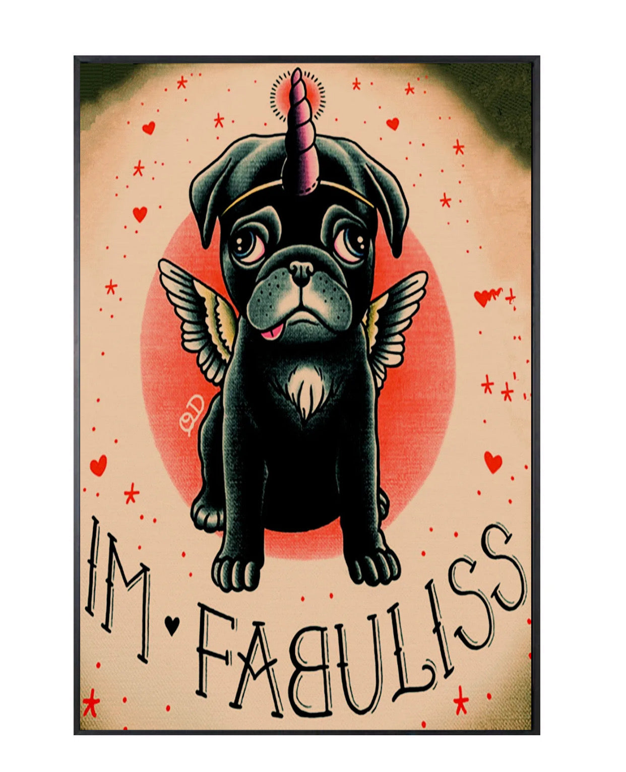 "im-fabuliss" tattoo poster