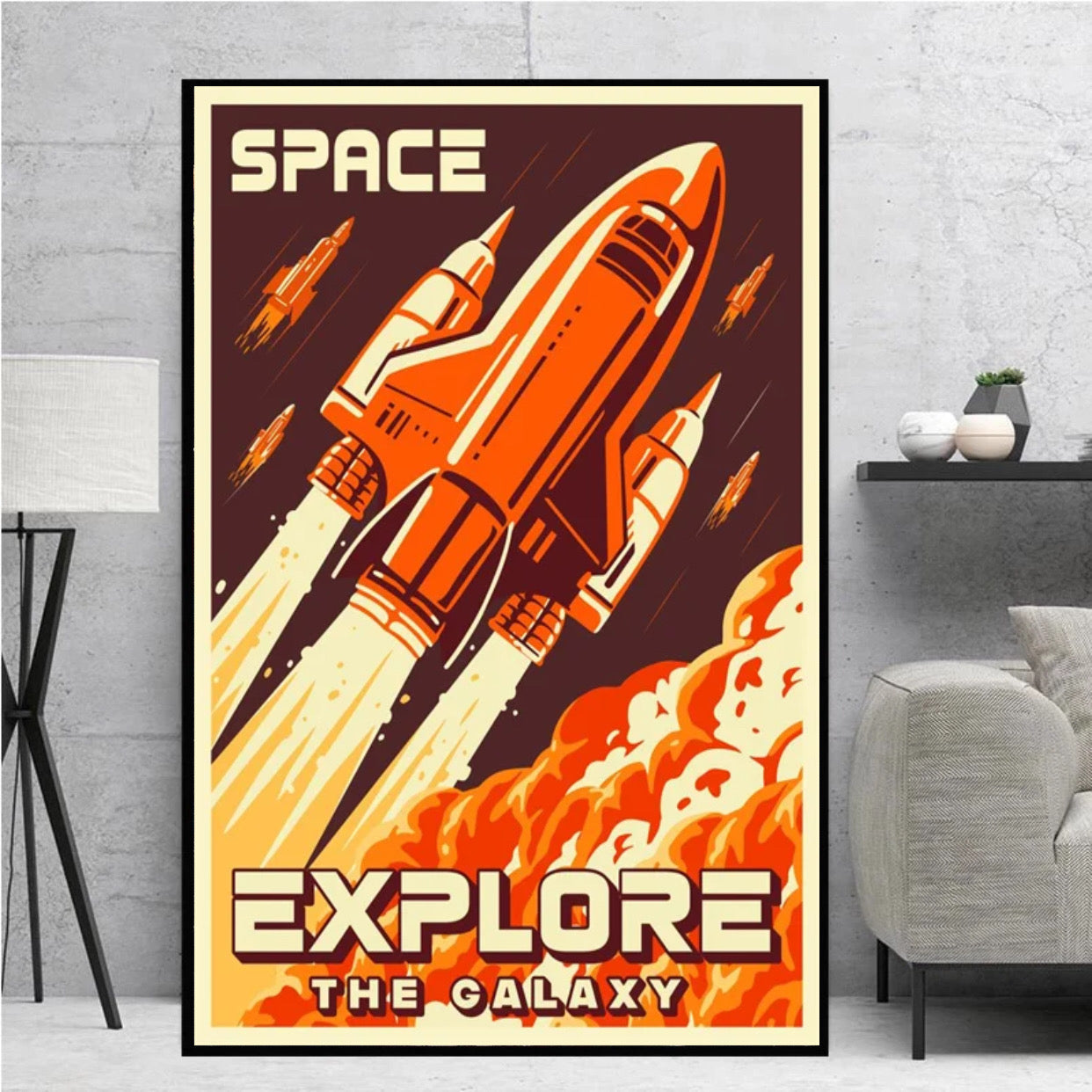 "space explore" space poster