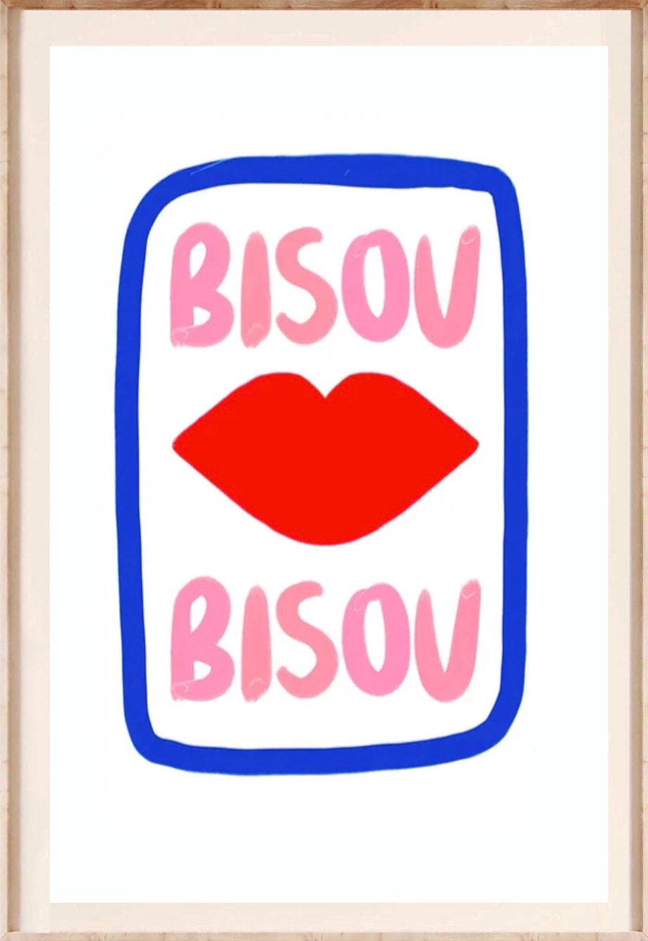 "bisou bisou " poster
