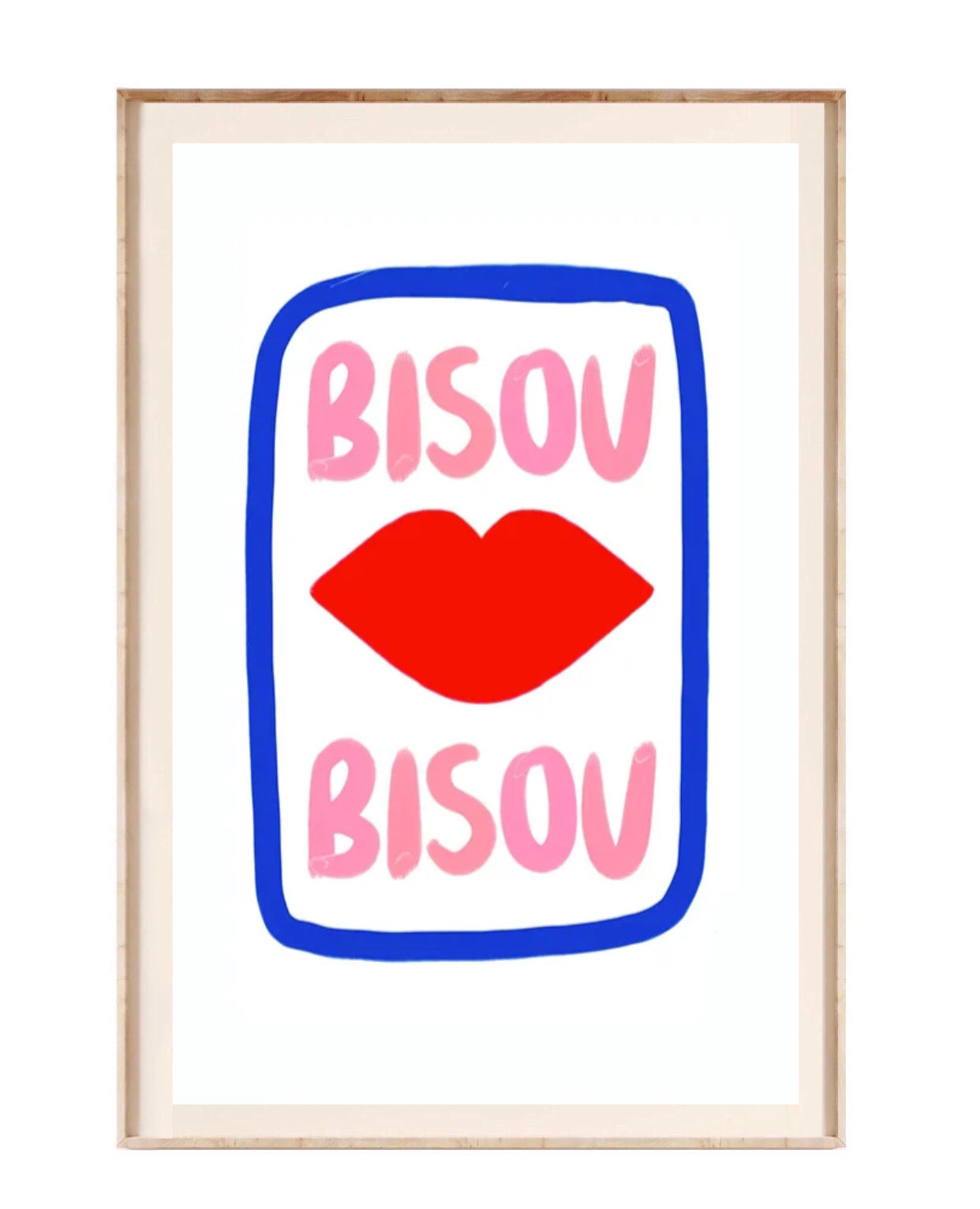 "bisou bisou " poster