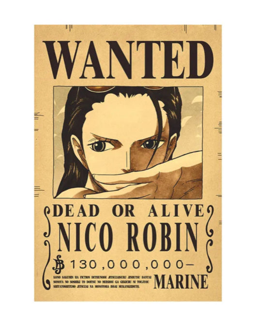 wanted nico robin poster