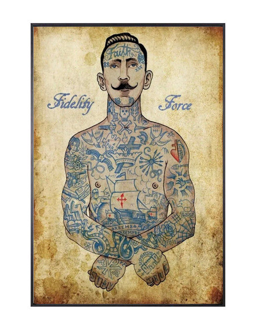 "fidelity force" tattoo poster