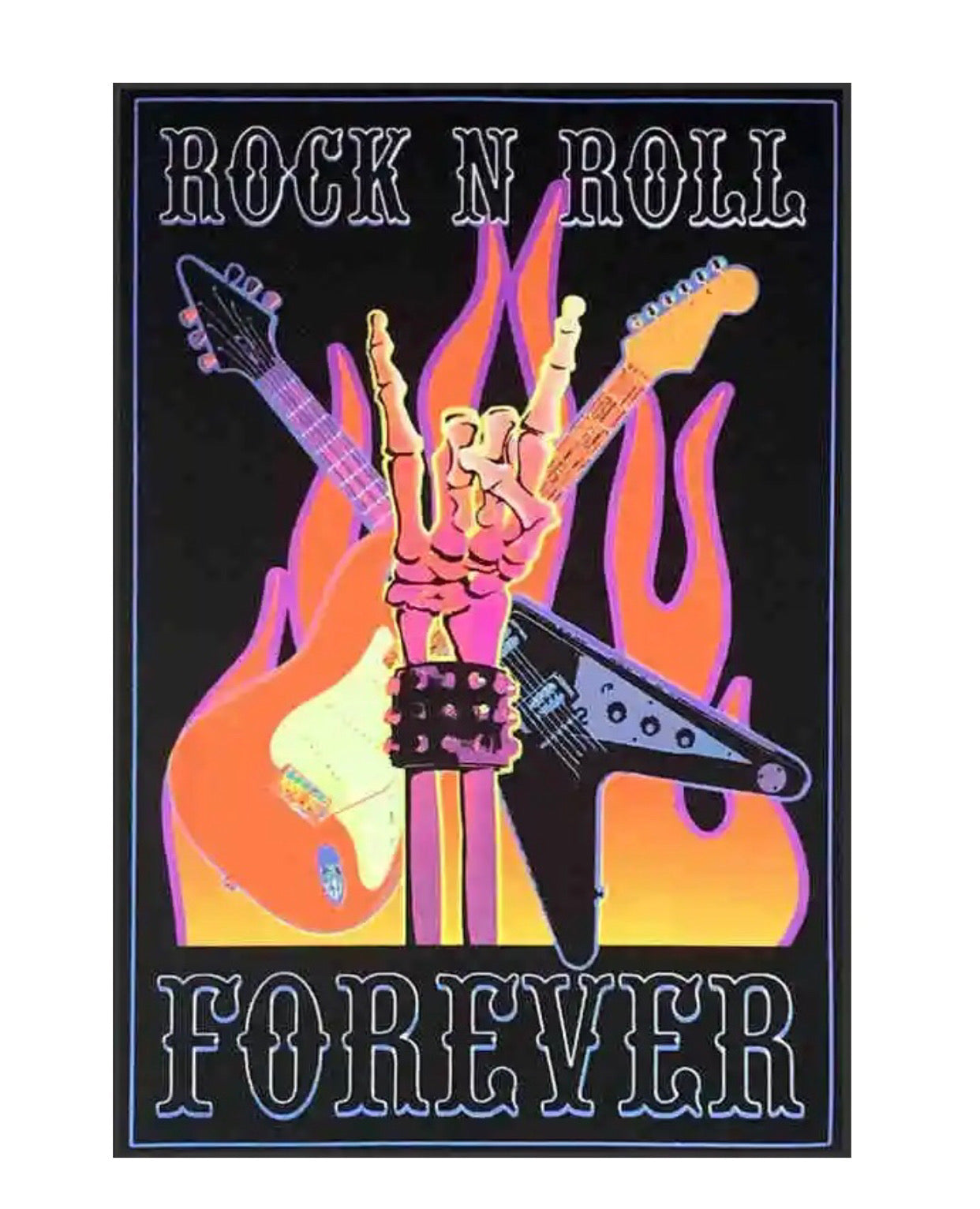 "rock in roll forever" poster