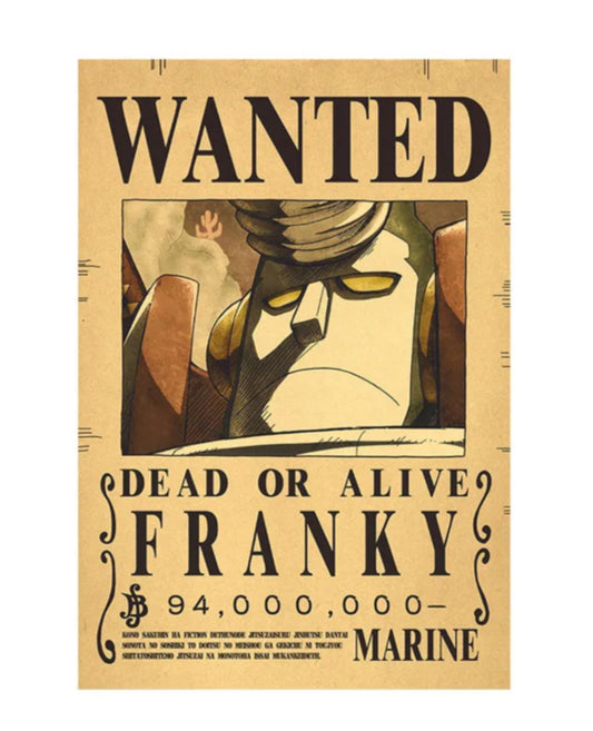 wanted franky poster