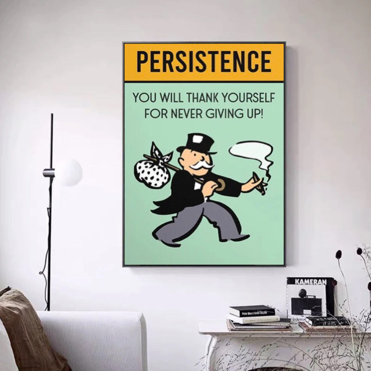 "persistence" money poster