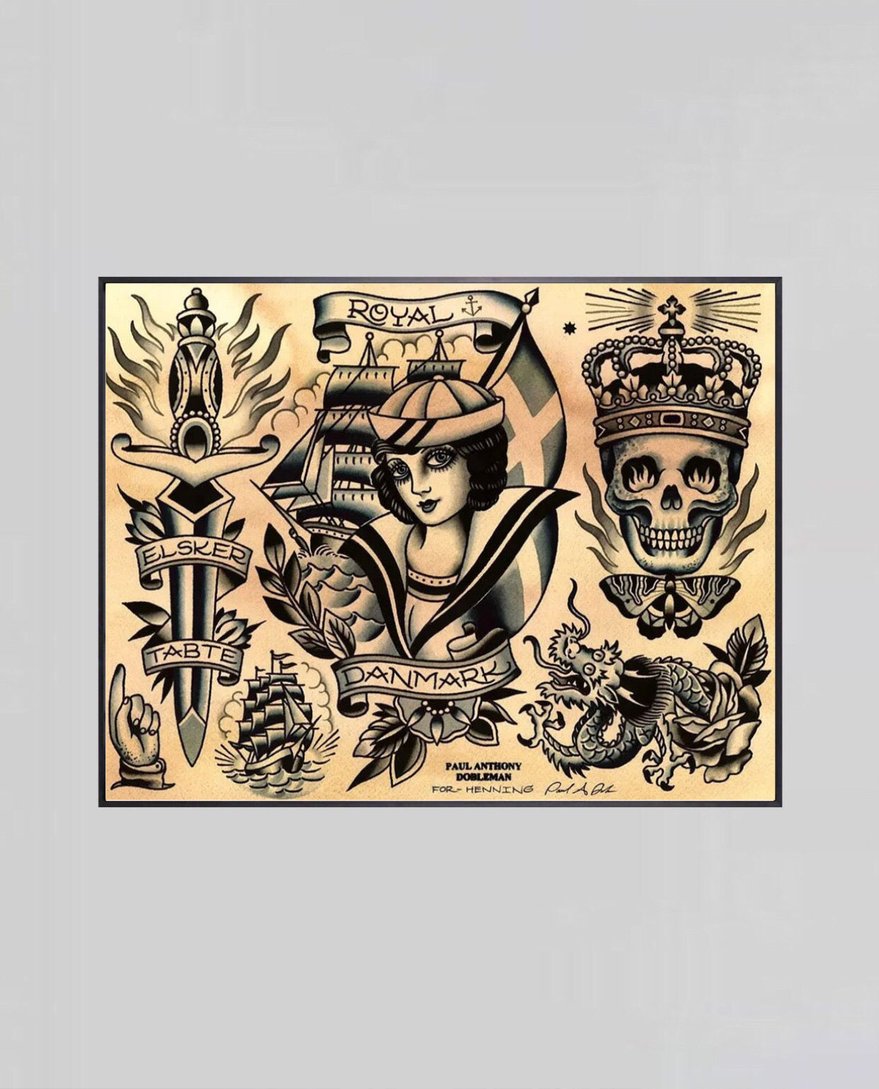 "royal denmark" tattoo poster