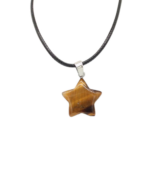 brown star pendant