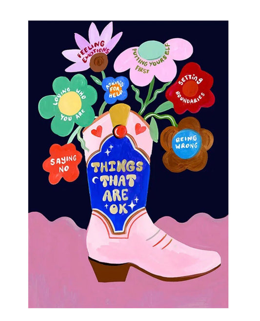 "things that are ok" poster