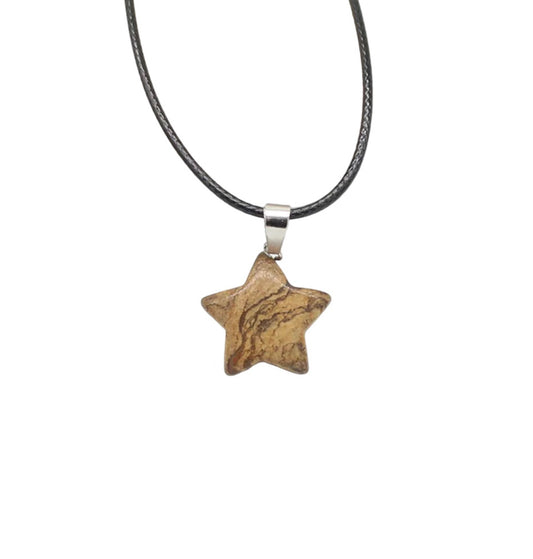 brown star pendant