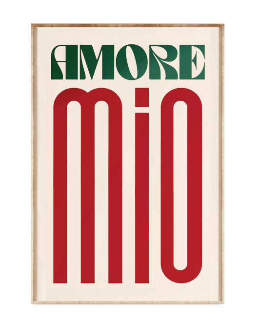 "amore mio" poster