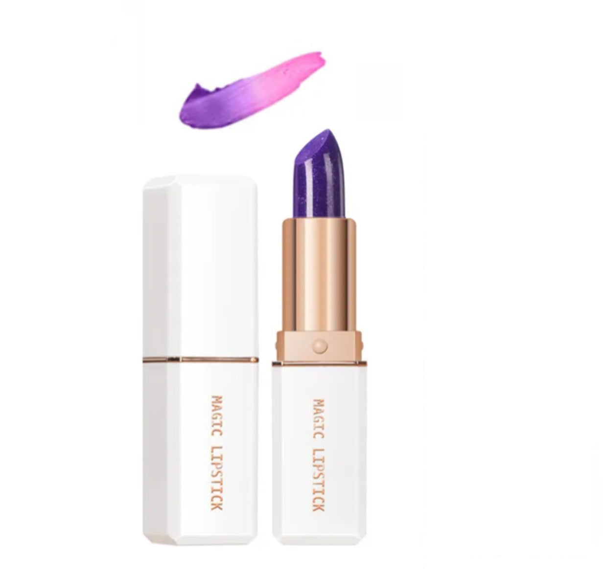 purple-pink lipstick [change colour]