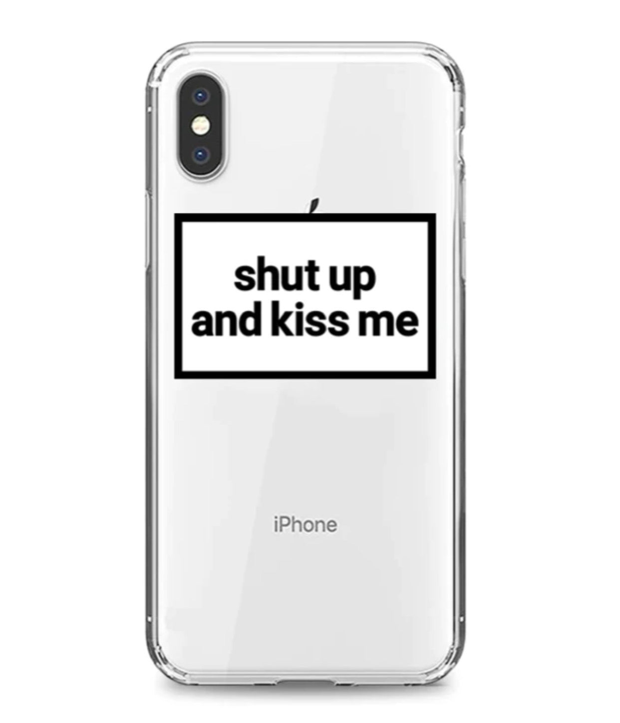 " shut up and kiss me " case