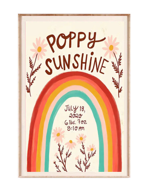 " poppy sunshine " poster