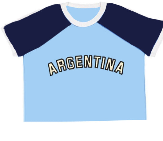 argentina crop top