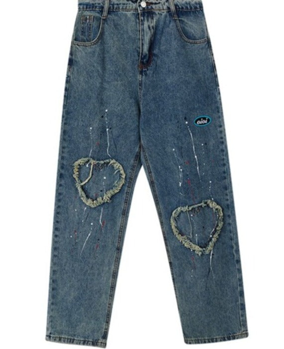 heart jeans