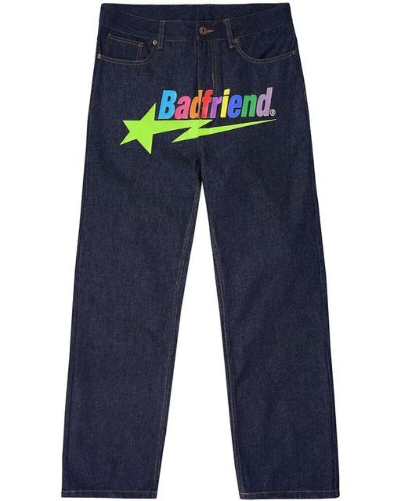 color badfriend jeans