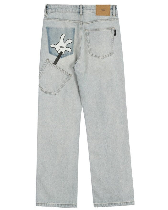 mickey mouse jeans
