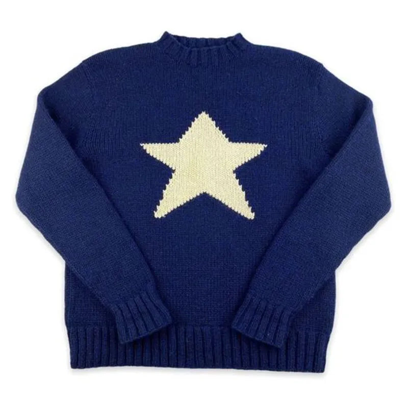 y2k star sweater