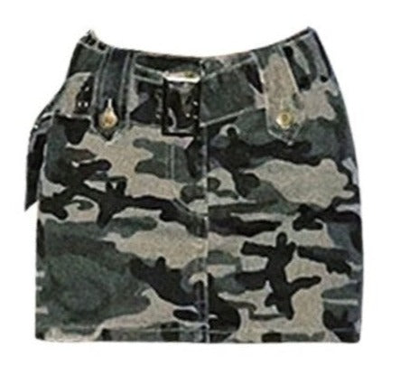 Femmes Camouflage Taille Haute