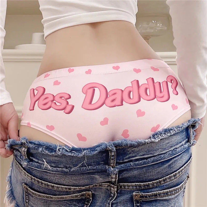 " yes, daddy? " panties