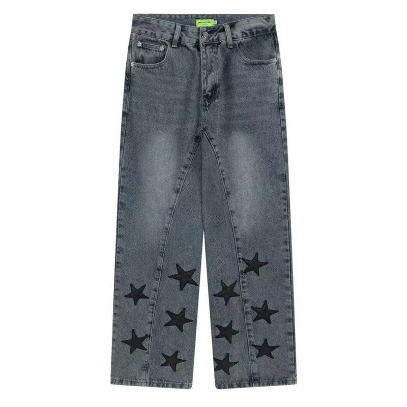 ☆ star print jeans