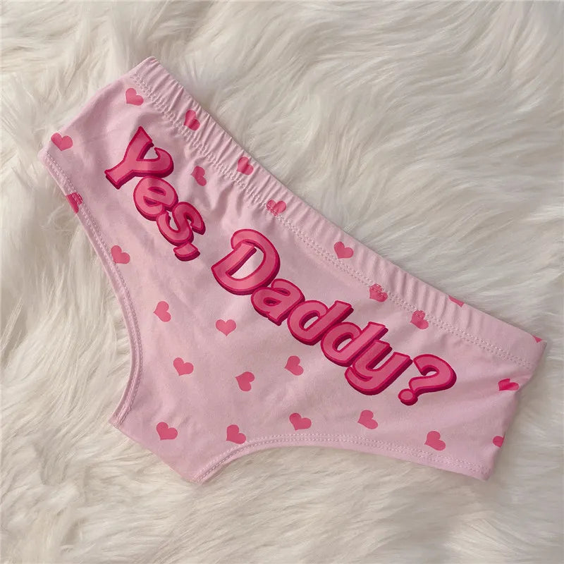 " yes, daddy? " panties