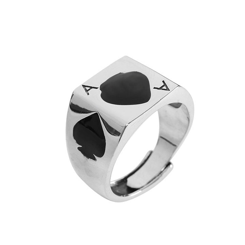 ♤ace of spades ring ♤