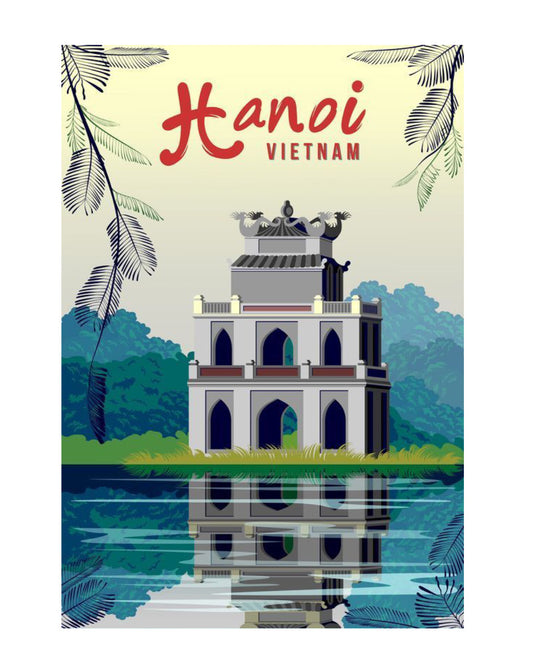 hanoi vietnam poster