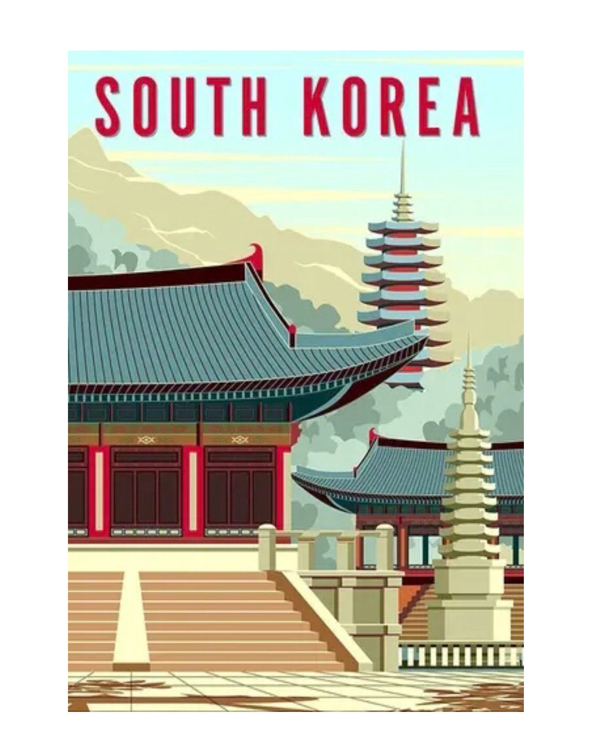 south korea poster