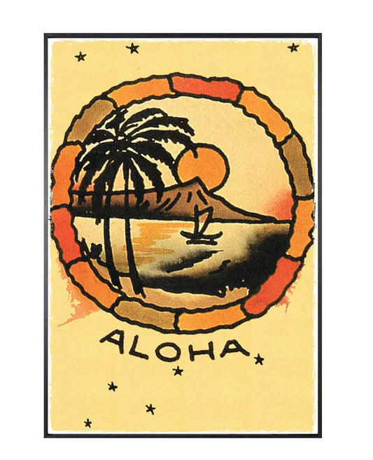 "aloha" tattoo poster