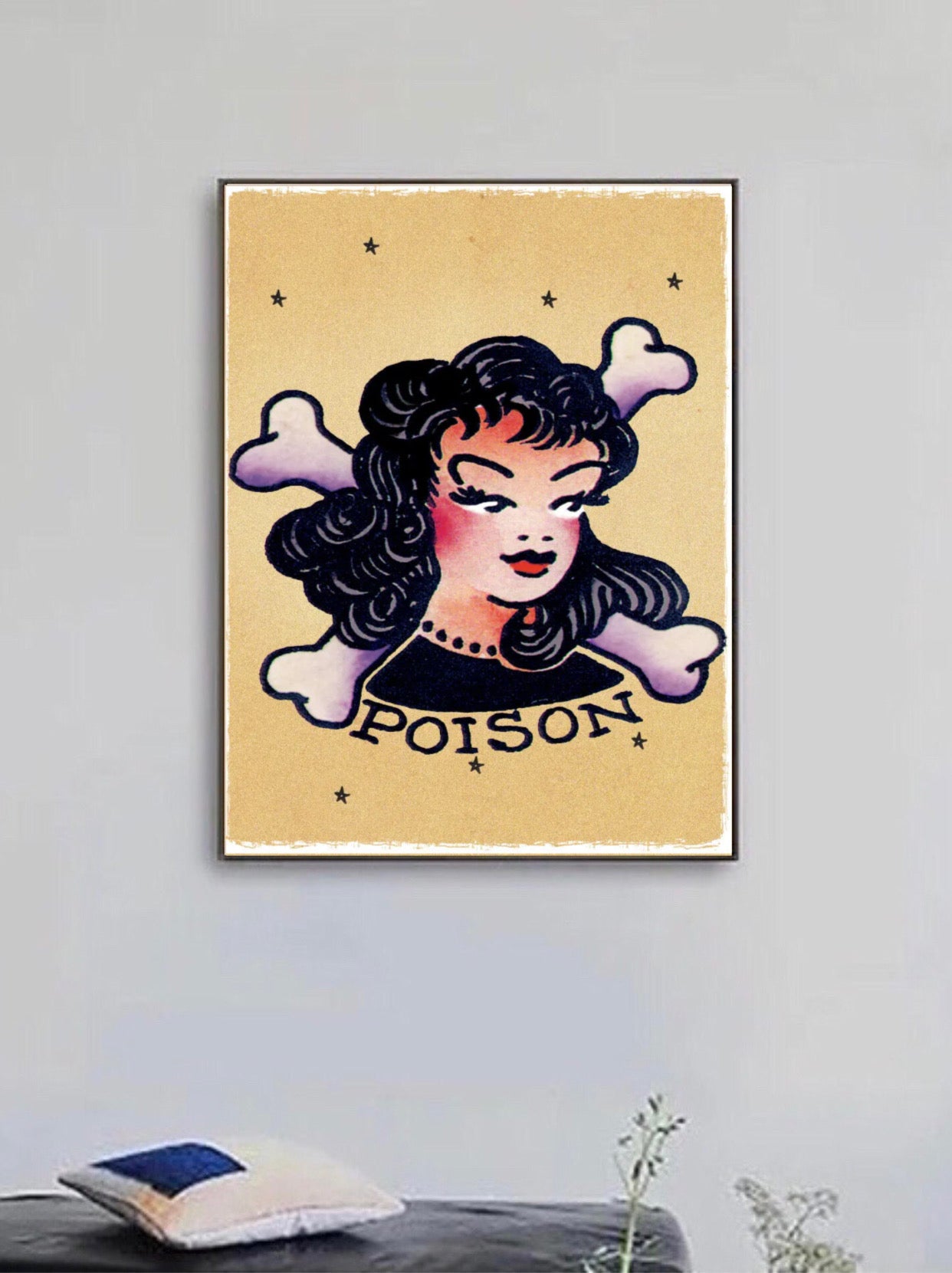 "poison" tattoo poster