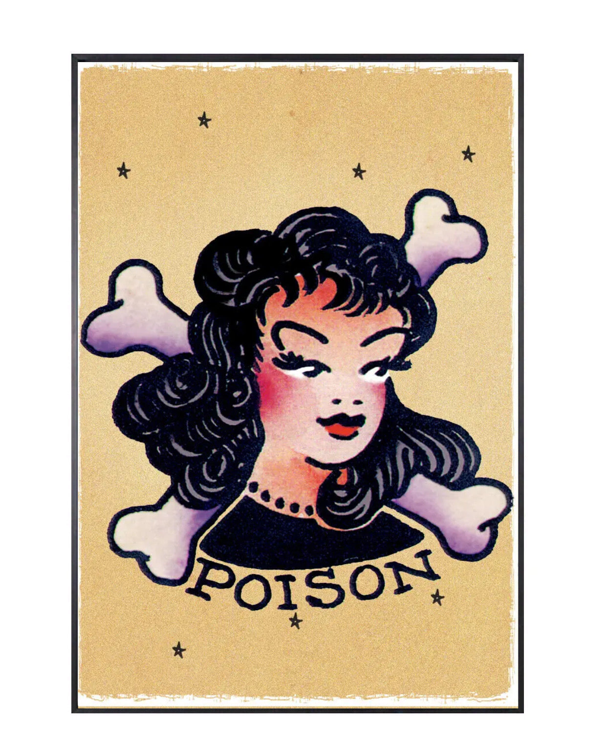 "poison" tattoo poster