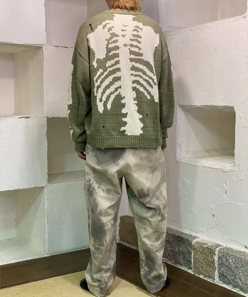 skeleton sweater