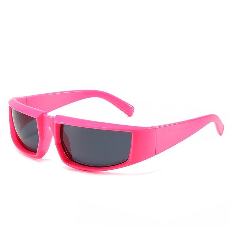 futuristic chunky sunglasses